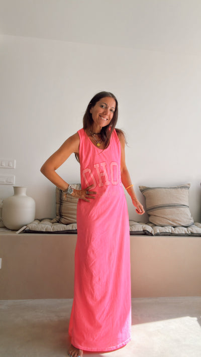 Vestido Soho rosa fluor
