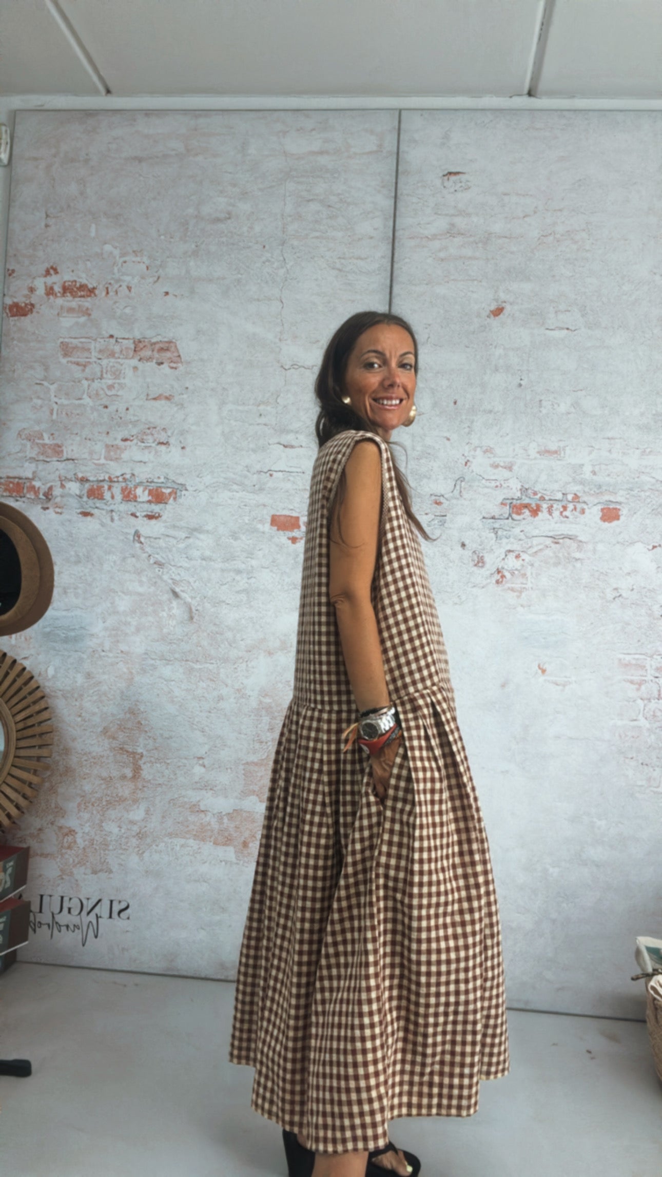 Vestido “cuadritos”
