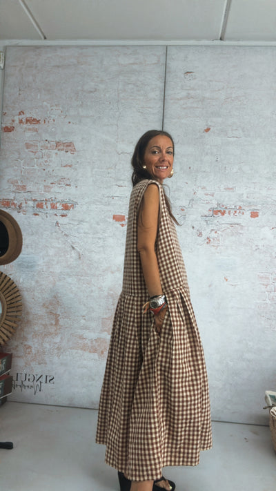 Vestido “cuadritos”