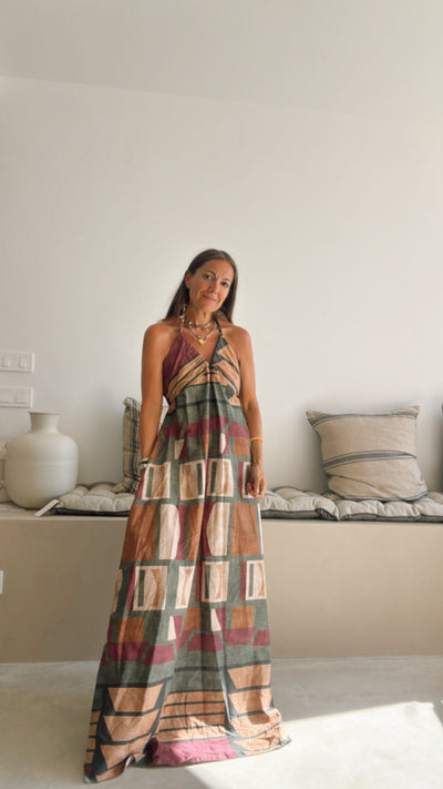 Vestido geométrico
