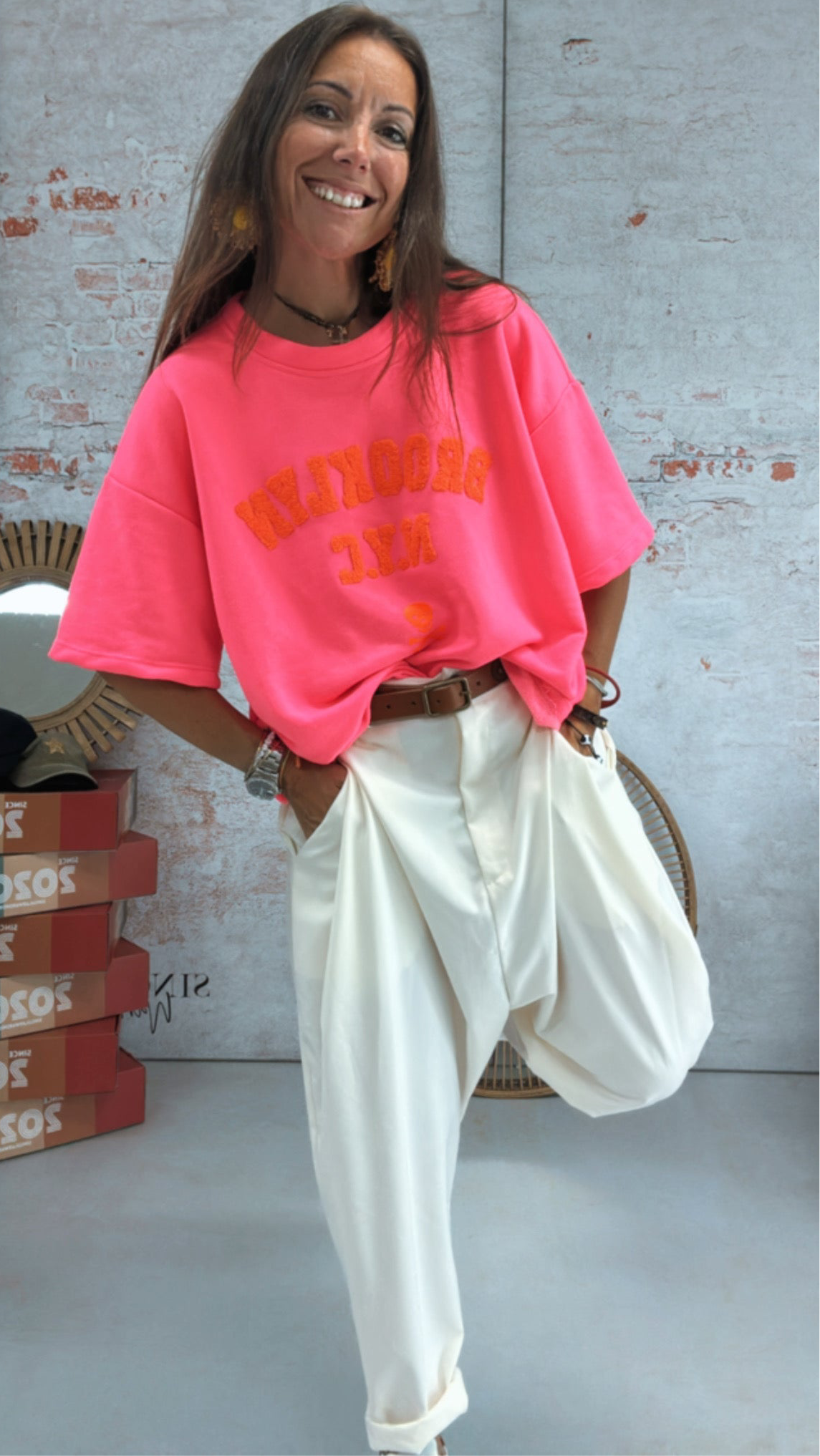 Pantalón “cupido” crema