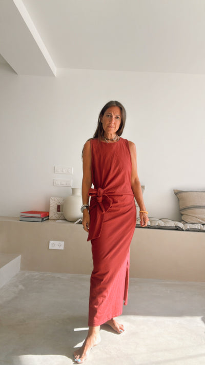 Vestido lazo