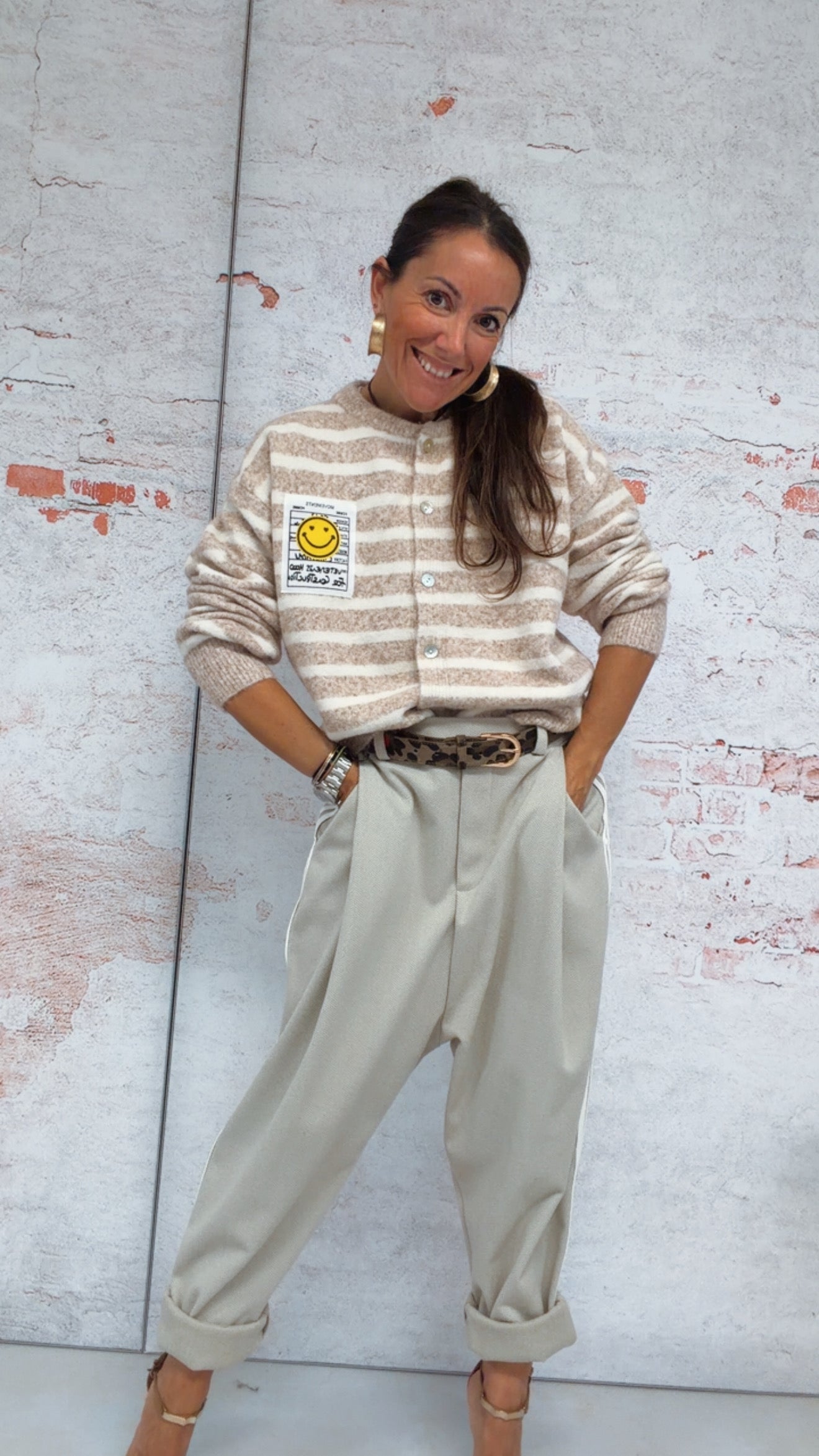 Pantalón cupido “sport” beige envío en 7 días!!!