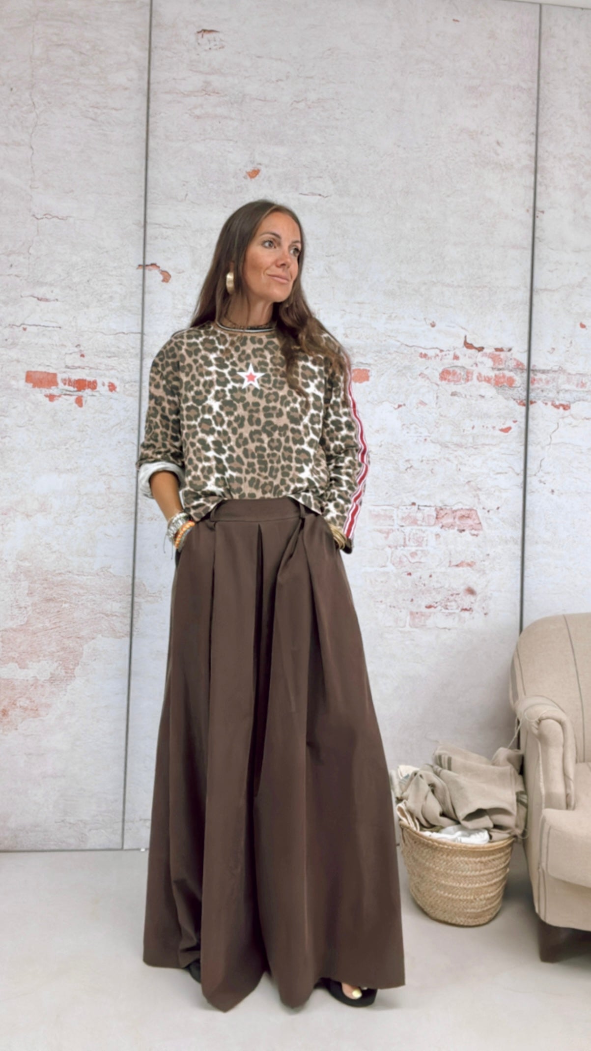 Pantalón “flight” brown 🔝
