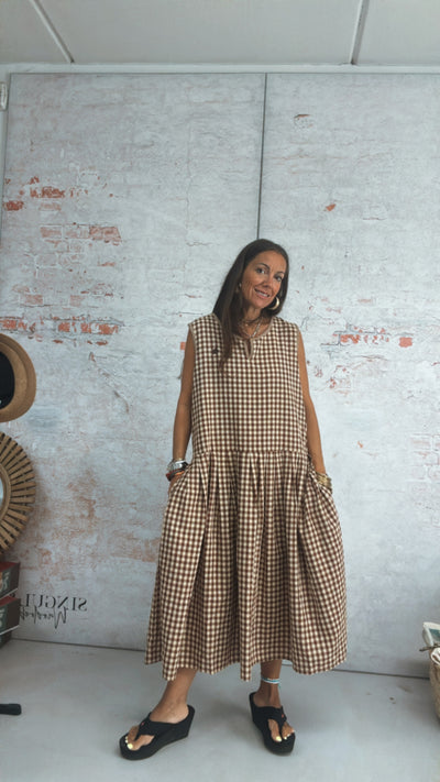 Vestido “cuadritos”