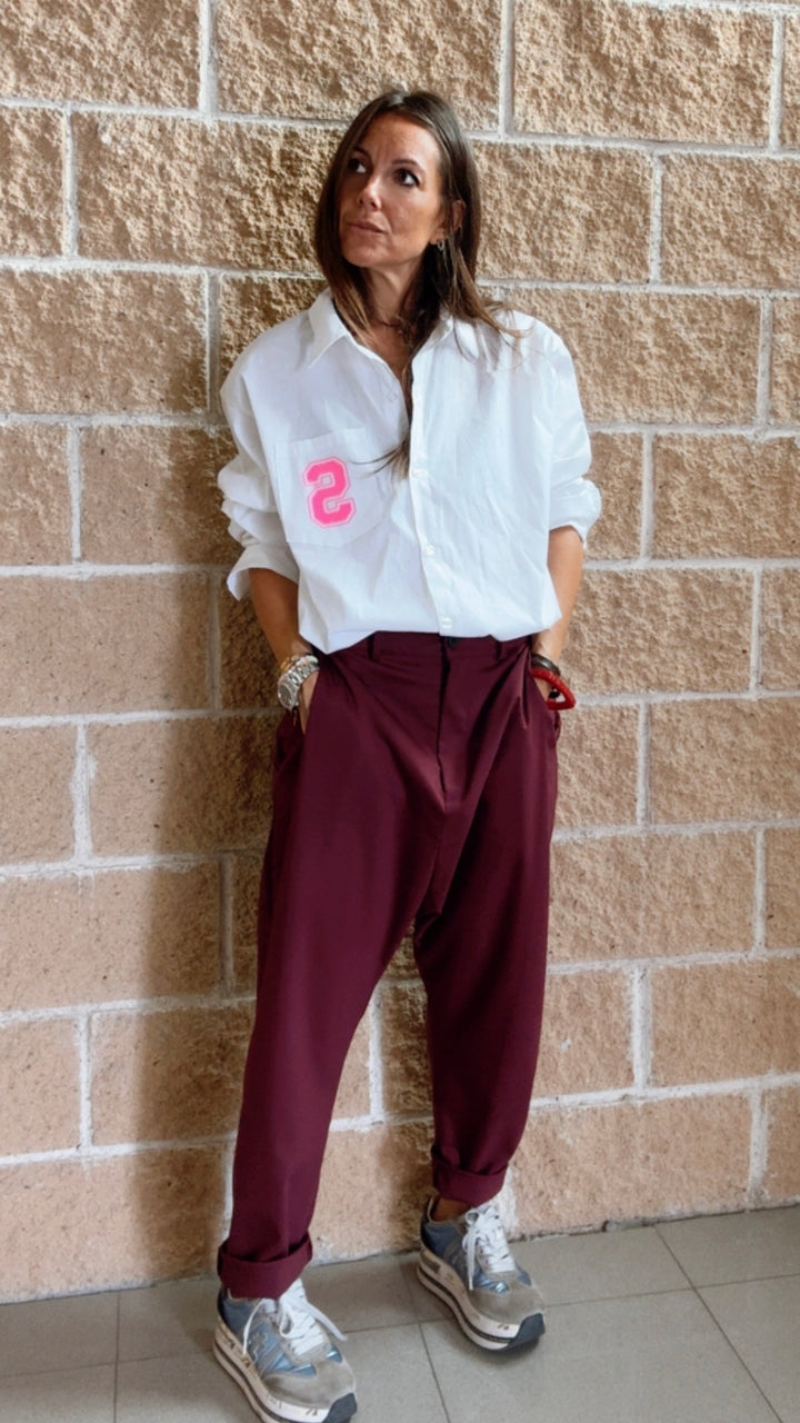 Blazer PantalÃ³n Color Ladrillo Con Que Combina Pantalón Tajos