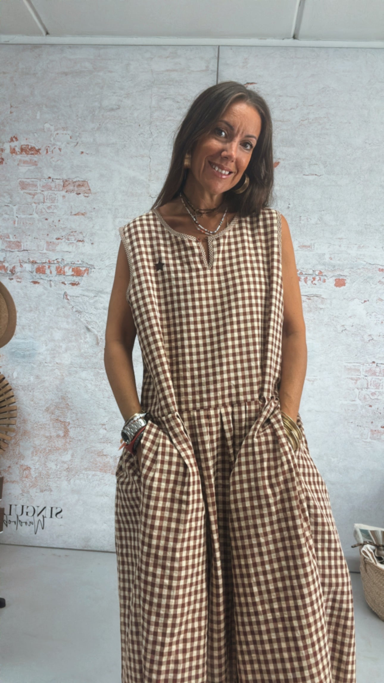 Vestido “cuadritos”