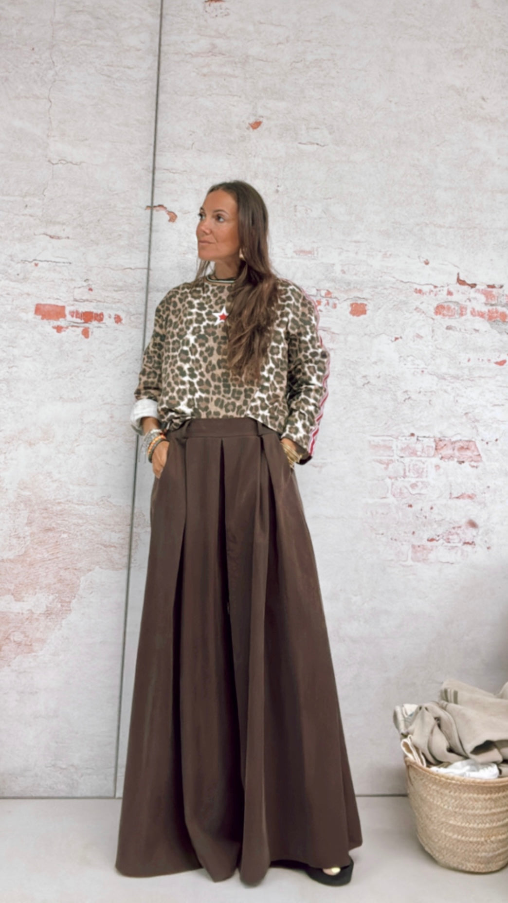 Pantalón “flight” brown 🔝