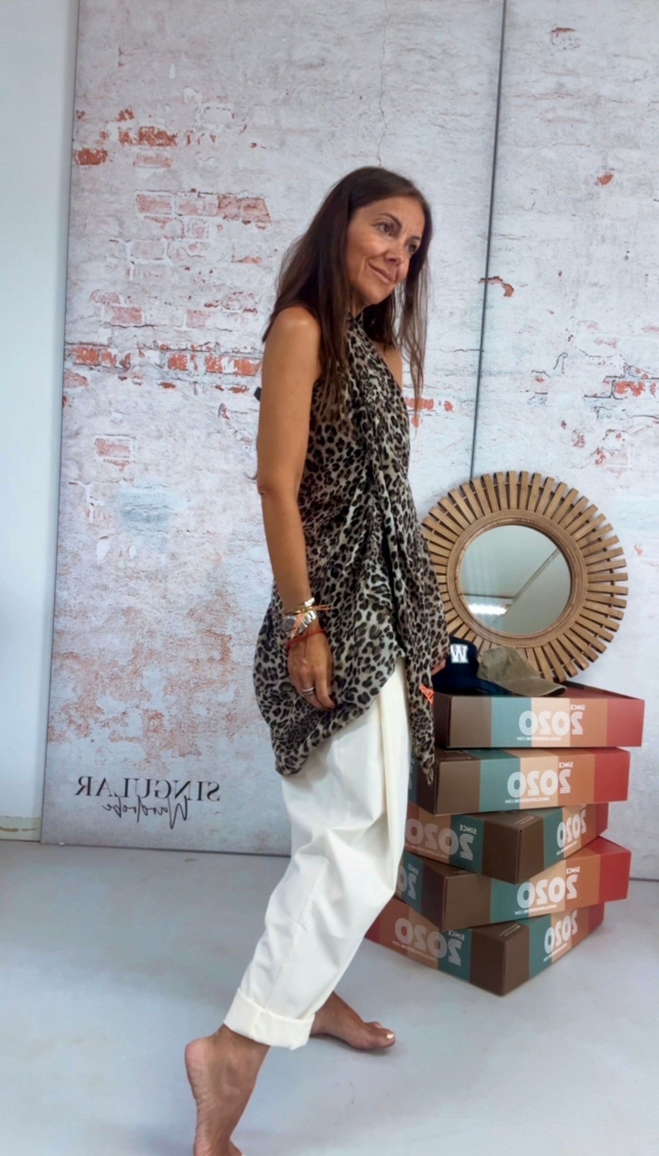 Foulard / pareo Leopard time