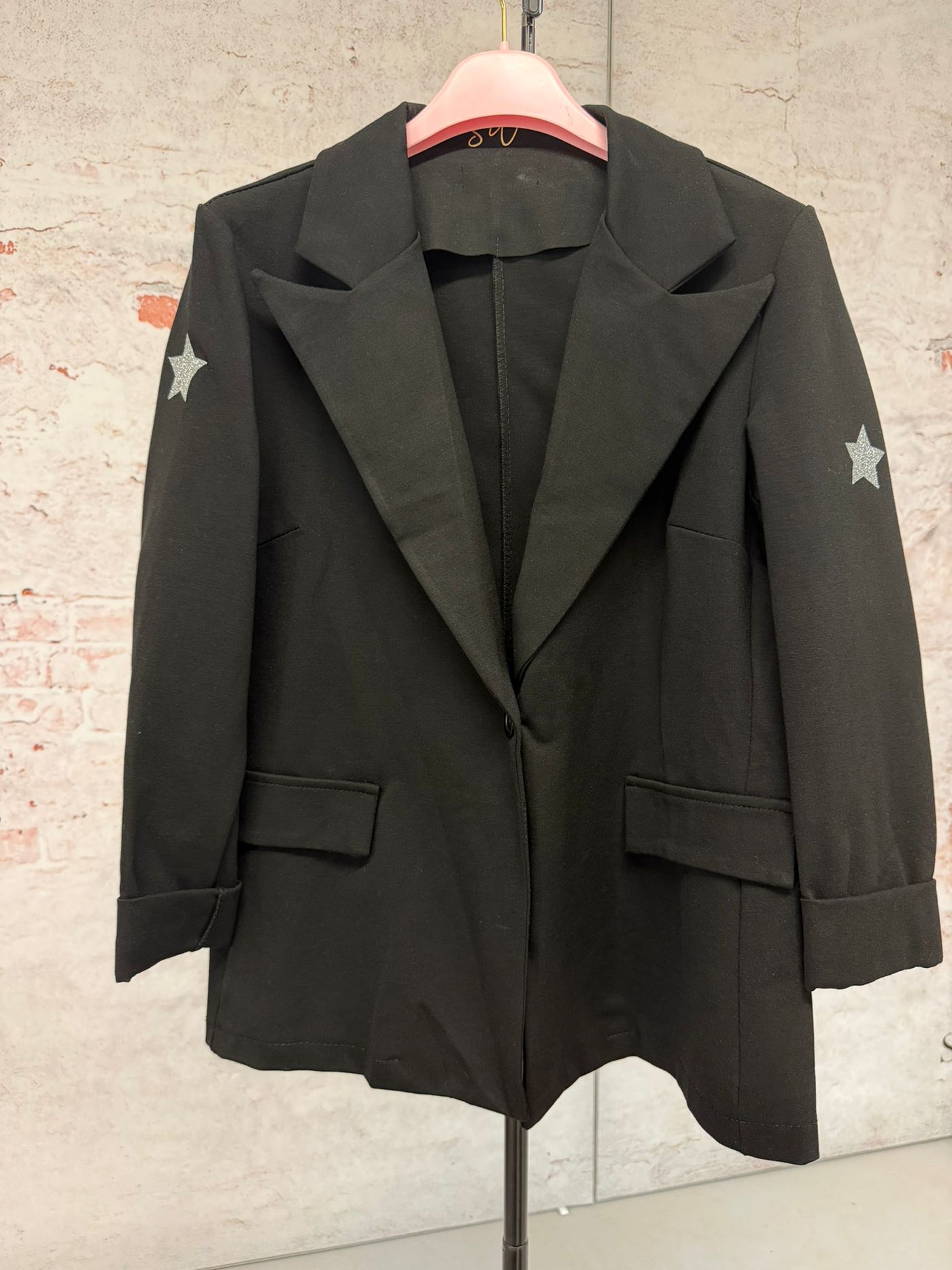 Blazer Estudio 54 "IA" PLATA GLITTER