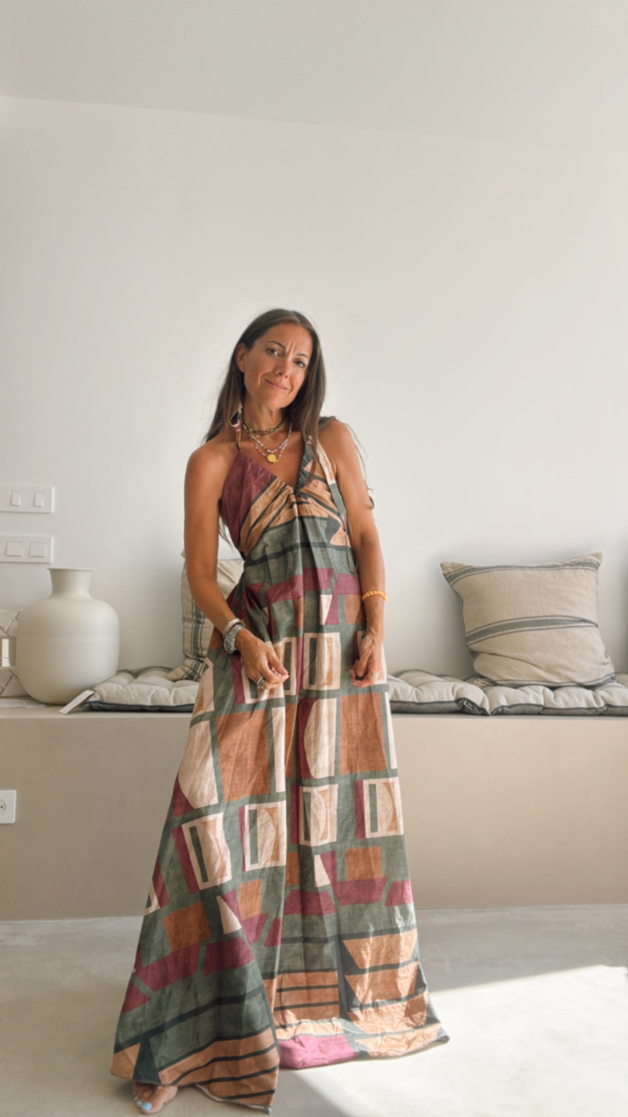 Vestido geométrico