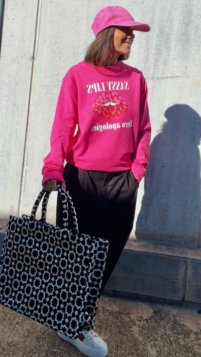 Sudadera “Sassy lips”