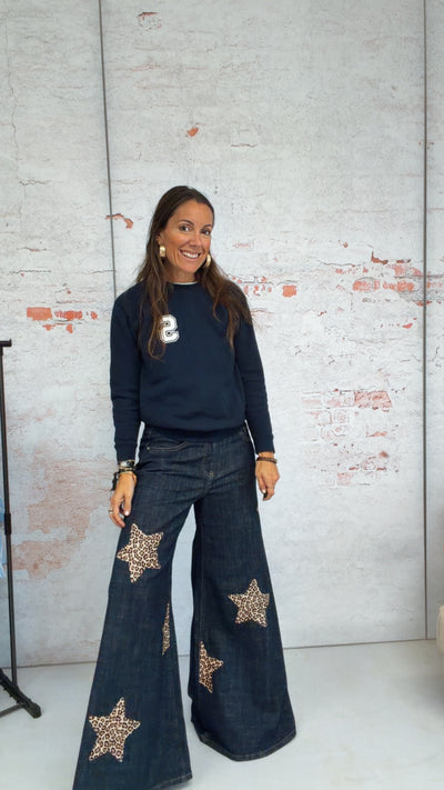 Vaquero Wide Leg “a star is born” otoño