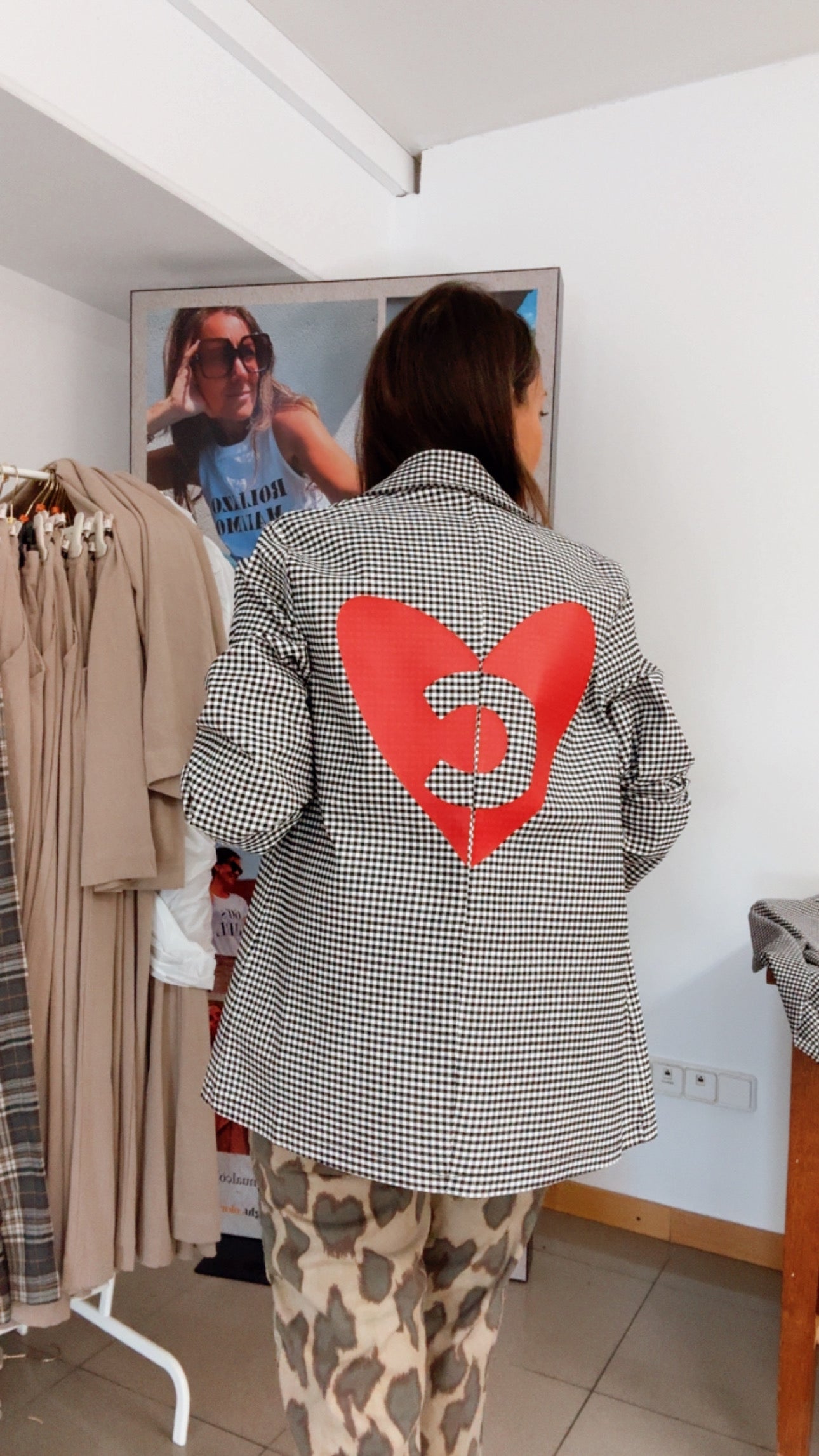 Blazer vichy” corazon C