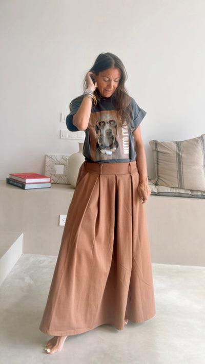 Falda “brown star”