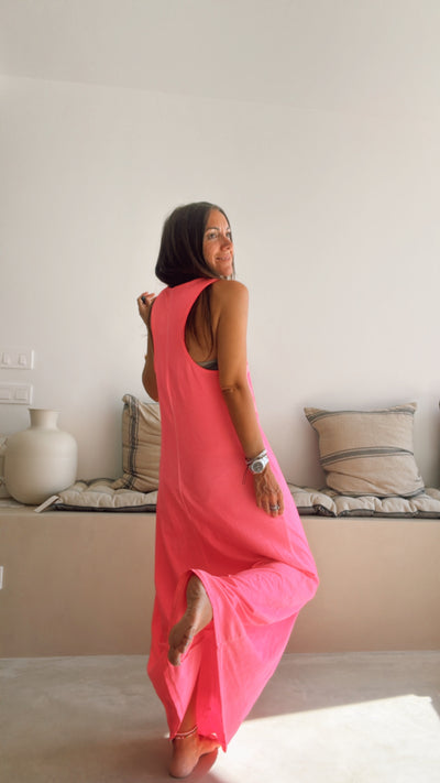 Vestido Soho rosa fluor