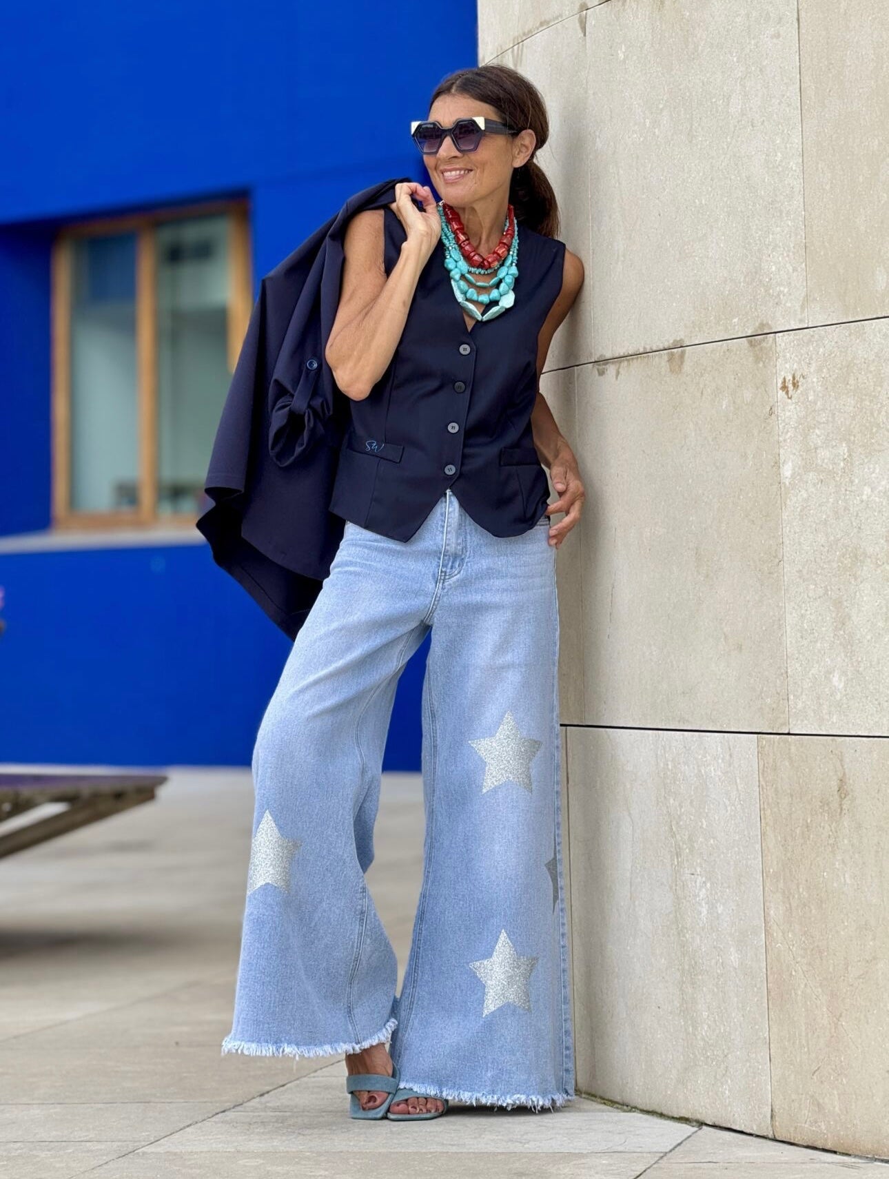 Chaleco “blue navy”