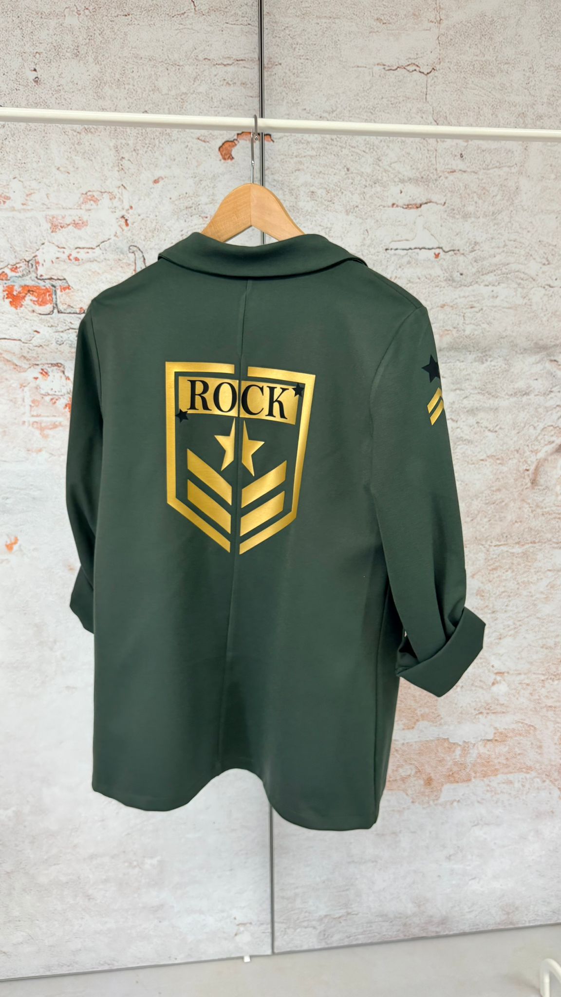 Blazer "Army Verde Rock en Negro"