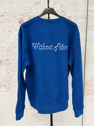 Sudadera Azul "WITHOUT FILTER"