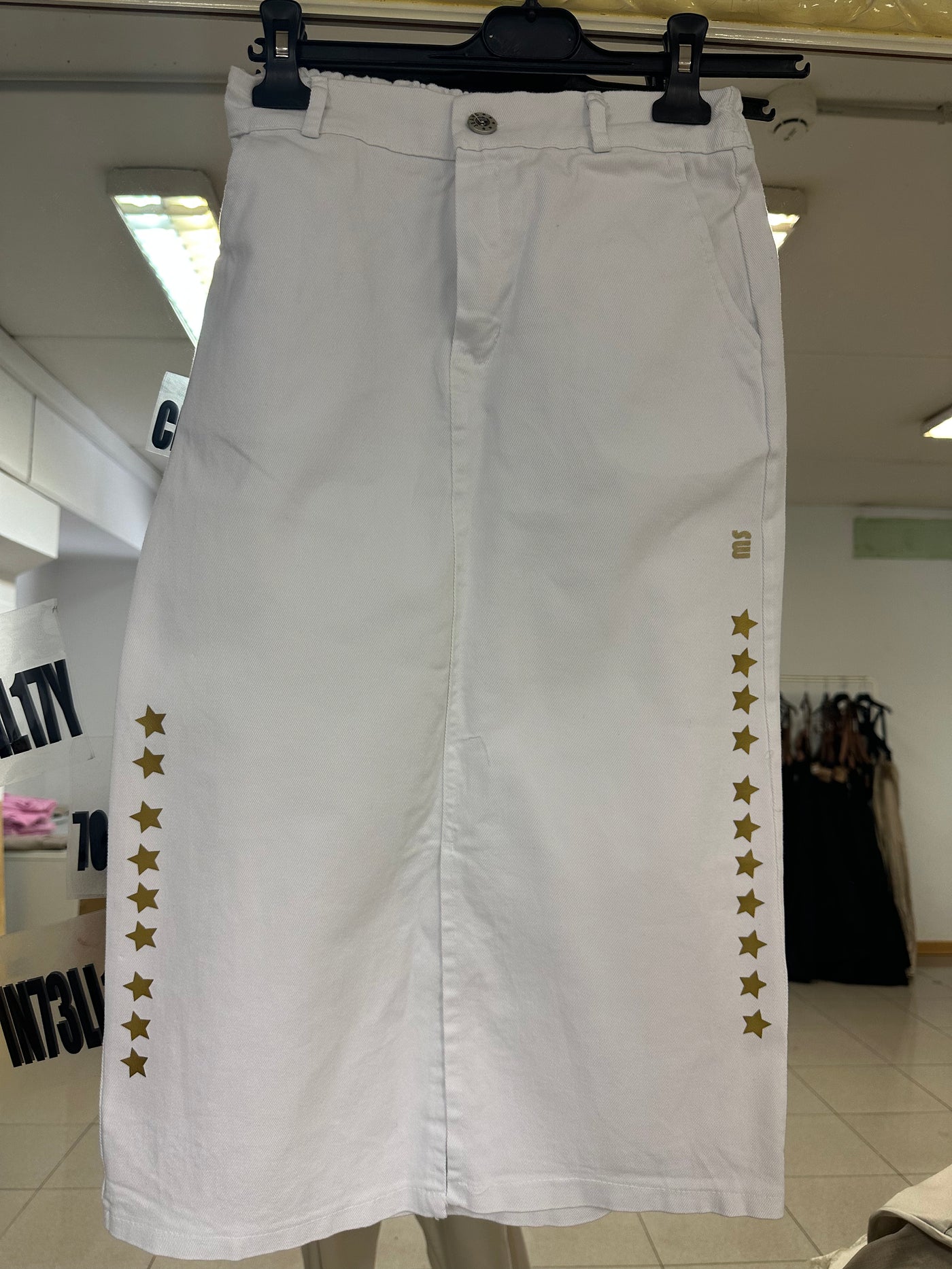 Falda blanca talla única