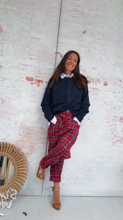 Pantalón cupido “slow fashion” red power!