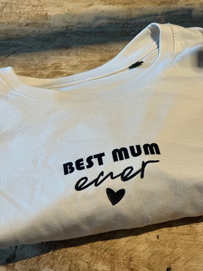 Camiseta “best mum ever”