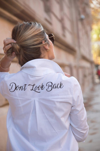 Camisa “don’t look back”